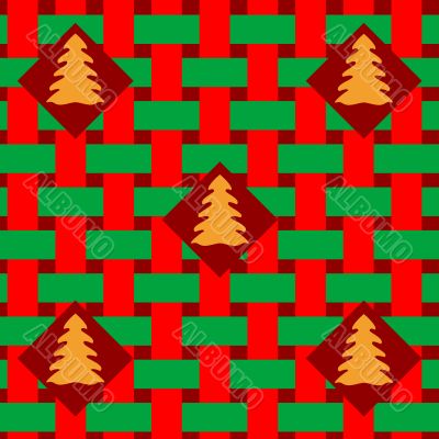 Christmas trees and stripes