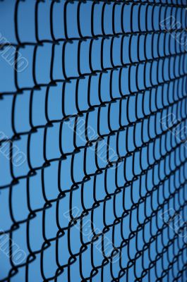 Tennis Fence Closeup
