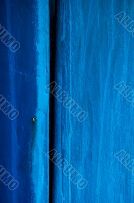 Blu wooden surface