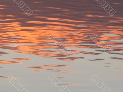 light reflections in the water