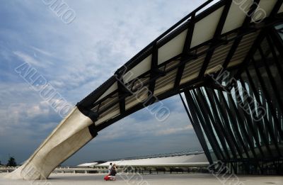 The train station in Lyon, France