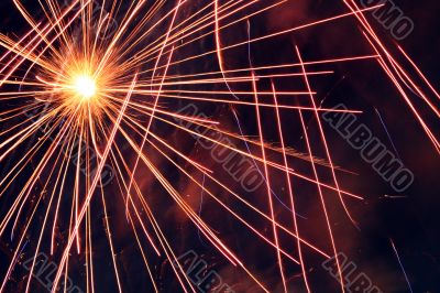 Fireworks / background