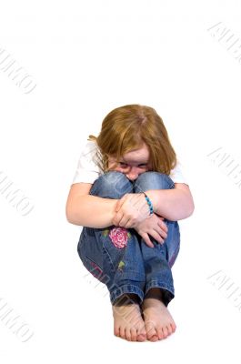 scared little girl