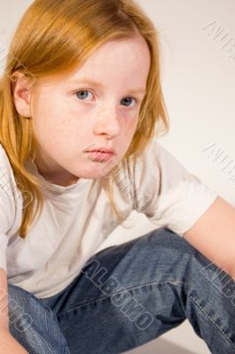 sad little girl