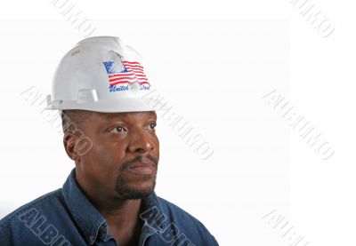Construction Worker Looking