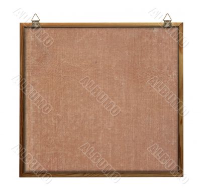 noticeboard with hangers