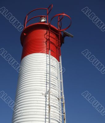 Red and White Lighthouse