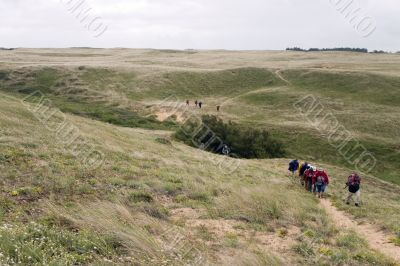 group of hikers