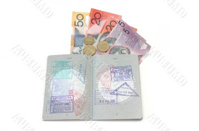 Passport and currency