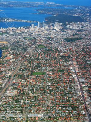 Perth City Aerial View 1