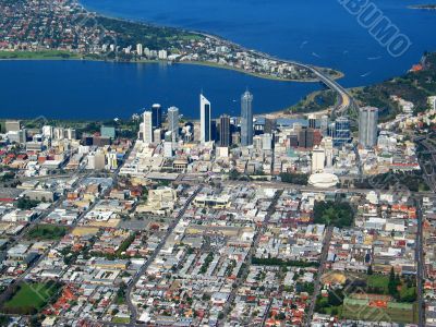 Perth City Aerial View 4