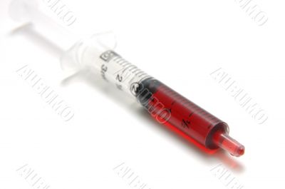 Syringe With Blood