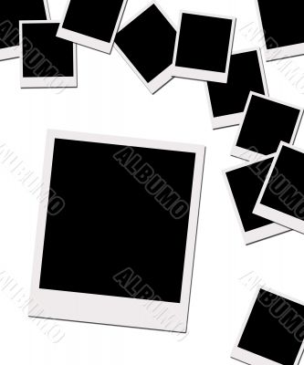 Polaroid Films (with clipping path)