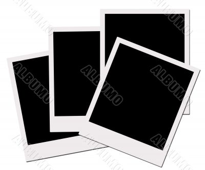 Polaroid Films (with clipping path)