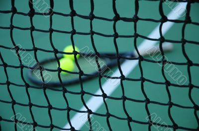 Tennis Net Closeup
