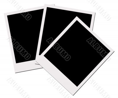 Polaroid Films (with clipping path)