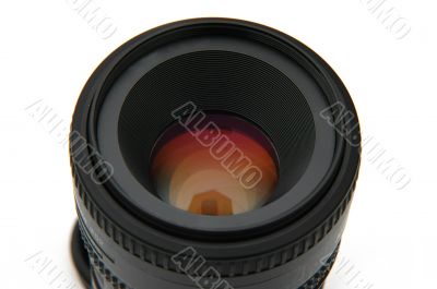 close up of lens
