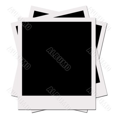 Polaroid Films (with clipping path)