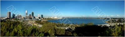 Panorama View of Perth City