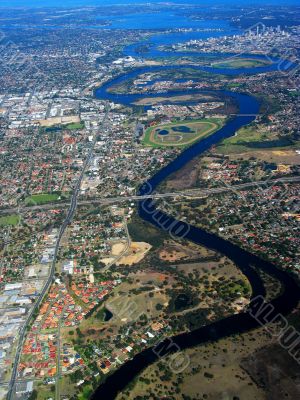 Swan River Aerial View 2