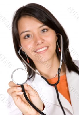 friendly female doctor