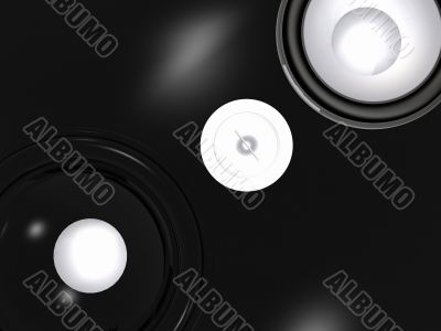 abstract loudspeaker background