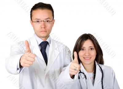 doctors - thumbs up