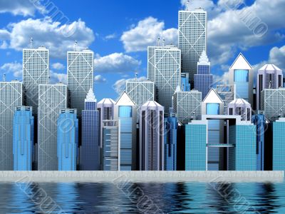 corporate buildings