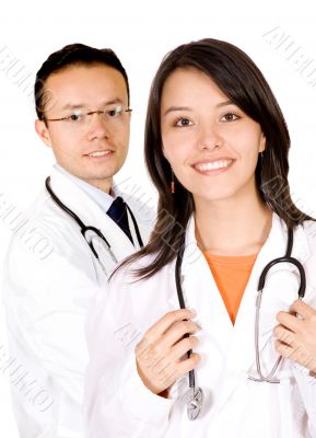 friendly young doctors