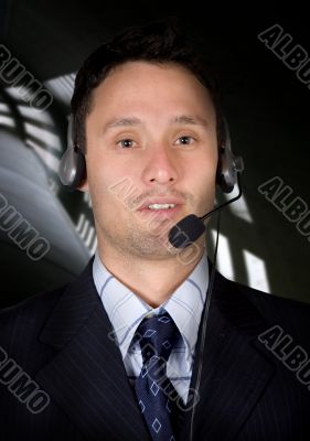 business customer service man