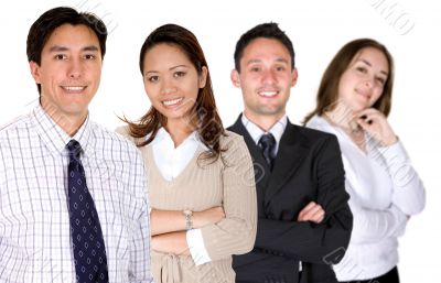 diverse business team