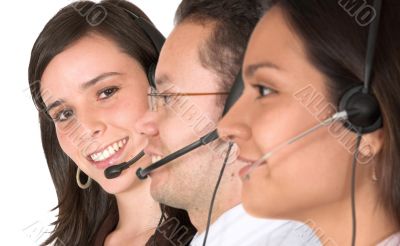 customer service team