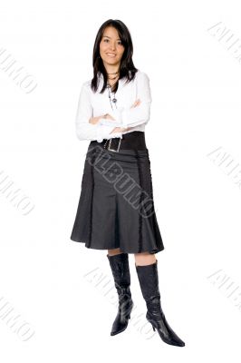 business woman full body