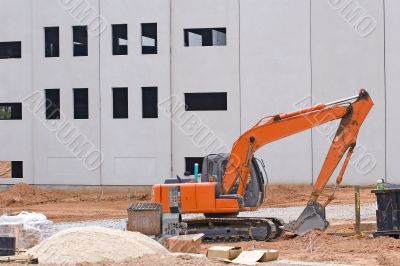 Orange Loader and Sand
