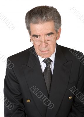 angry business man