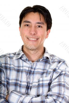 casual latin american guy