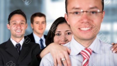 business team - young entrepreneurs
