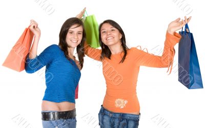 girls shopping out