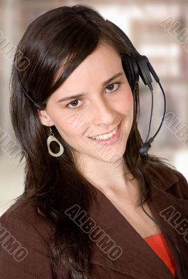 Beautiful Customer Support Girl