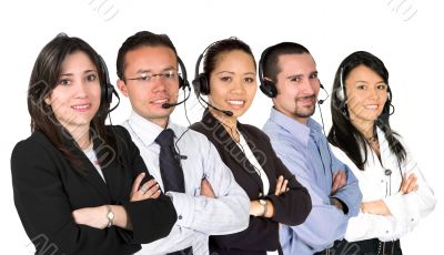 customer service team