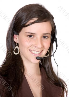 customer service girl