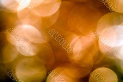 orange circular reflections