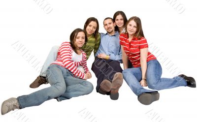 friends on the floor