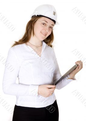 female architect smiling