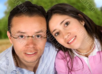 Couple in the park