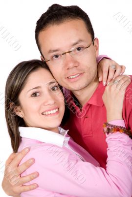 couple smiling