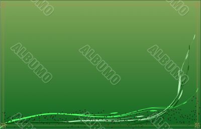 green background