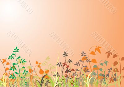 Abstract grass background