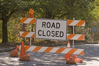 Road Closed Sign