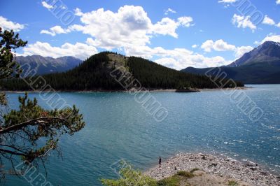 Alpine Lake in Canadian Rockies